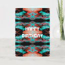 Search for abstract art birthday cards Black