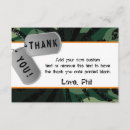 Search for camo camouflage thank you cards Military