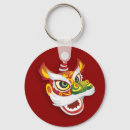 Search for red head key rings Lion