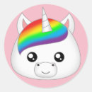 Search for unicorn face stickers Cute