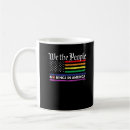 Search for freedom message mugs No kings in america