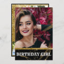 Search for black and gold sweet 16 invitations Typography