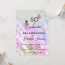 Search for yellow 60th birthday invitations Glitter