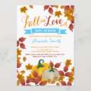 Search for fall baby boy shower invitations Fall in love