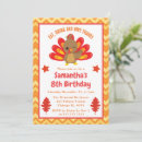 Search for turkey birthday invitations Autumn