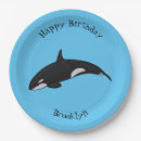 Search for whale paper plates Orca