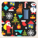 Search for vintage santa claus coasters Merry christmas
