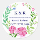 Search for vintage floral wreath stickers Rustic