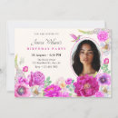 Search for flower invitations Pink