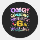 Search for 6th birthday stickers Years
