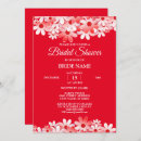 Search for red and white invitations Elegant