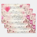 Search for musical note wrapping paper Vintage