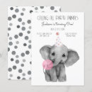 Search for white elephant party invitations Minimal