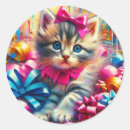 Search for awesome cat stickers Kitten