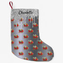 Search for silver glitter christmas stockings Red