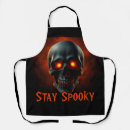 Search for gothic skull aprons Halloween