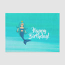 Search for mermaid tissue paper Under the sea