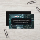 Search for software engineer business cards Cyber security