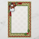 Search for christmas stationery paper Snowman