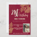 Search for happy 21st birthday invitations Elegant