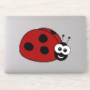 Search for ladybug cartoon stickers Insect