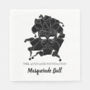 Search for mardi gras napkins Black and white