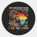 Search for storm stickers Black woman