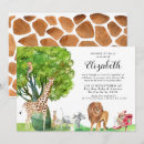 Search for african safari baby shower invitations Watercolor