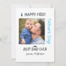 Search for first fathers day cards Cute