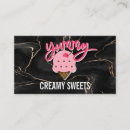 Search for yummy business cards Ice cream