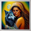 Search for native wolf Tribal