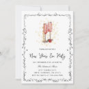 Search for new years eve cocktail party invitations Hand drawn