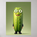 Search for cute pickle posters Cucumber