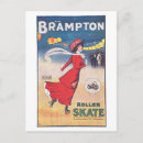 Search for roller skating postcards Vintage