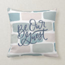 Search for be our guest cushions Typography