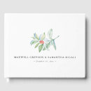 Search for christmas wedding guest books Red berries