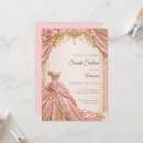 Search for princess sweet 16 invitations Pink sweet sixteen