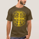 Search for st benedict medal tshirts Religious