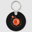 Search for orange sunflower key rings Awareness