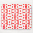 Search for red snowflake mousepads Geometric