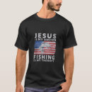 Search for funny jesus tshirts Fishing