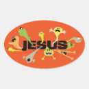 Search for scary oval stickers Trick or treat