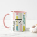 Search for pastel pink and blue mugs Girly