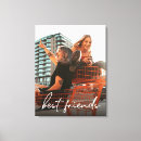 Search for best friend canvas prints For her