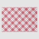 Search for red and white gingham tissue paper Geometric