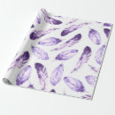 Search for feathers wrapping paper Watercolor