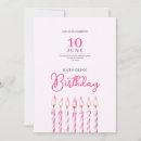 Search for candle birthday invitations Cute