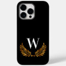 Search for black letters iphone cases Monogram initial