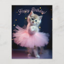 Search for cute ballerina postcards Kitten