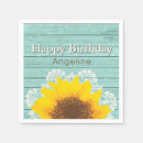 Search for sunflower napkins Cheerful